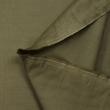 Twill de laine et soie vert kaki