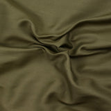 Twill de laine et soie vert kaki