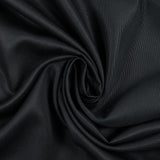 Sergé de coton viscose satiné bleu nuit
