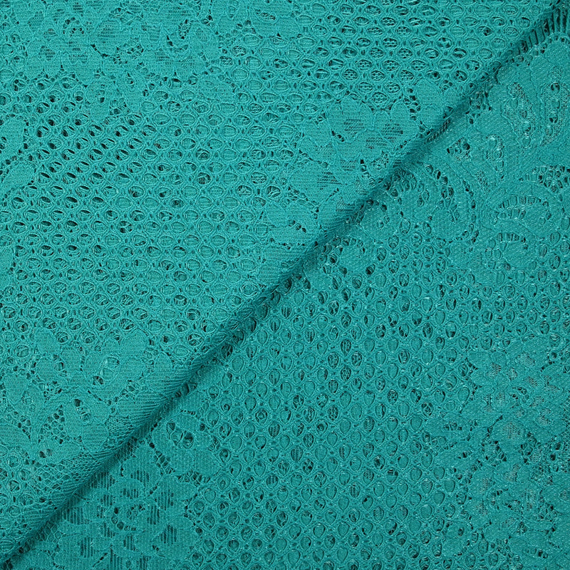Dentelle polyester Enola turquoise