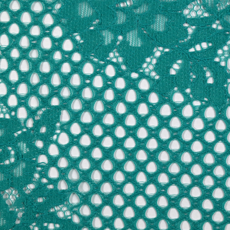 Dentelle polyester Enola turquoise