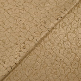 Dentelle polyester Victoria doré fond beige