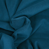 Lainage bouclette envers polaire bleu canard