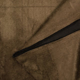 Suédine fine marron chocolat
