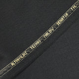 Tissu tailleur laine mélangée noir sombre