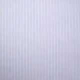 Coton chemise tissé-teint rayé bleu, violet et vert fond blanc