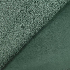 Lainage bouclette envers polaire eucalyptus