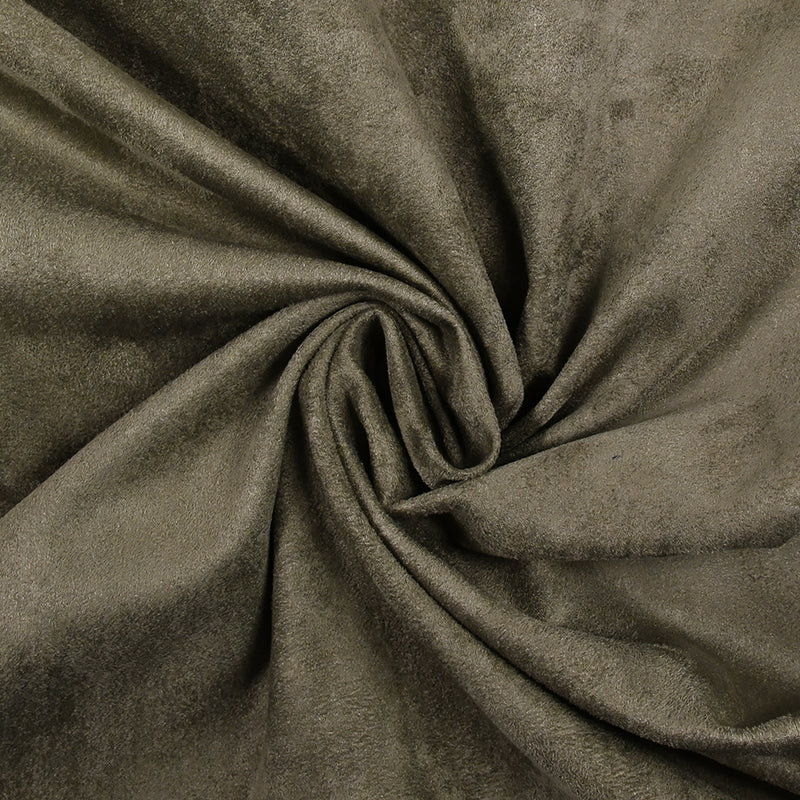 Suédine fine taupe foncé