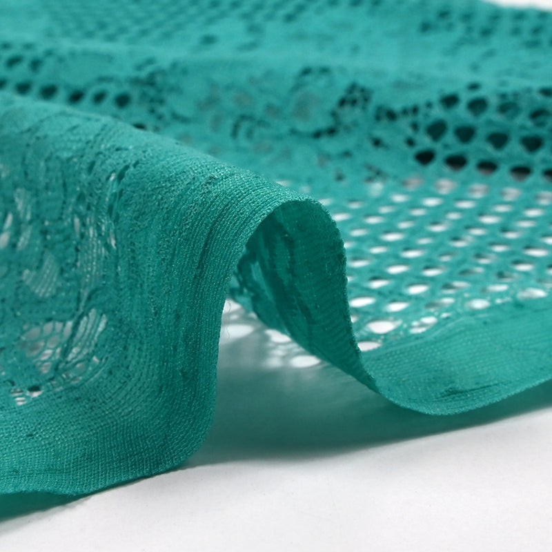 Dentelle polyester Enola turquoise