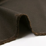 Coton oxford marron et noir