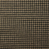 Laine mélangée pied-de-poule marron, beige et noir