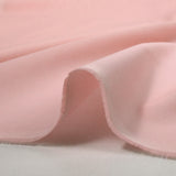 Coton uni rose pastel