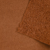 Lainage bouclette envers polaire camel
