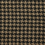 Laine mélangée pied-de-poule marron, beige et noir