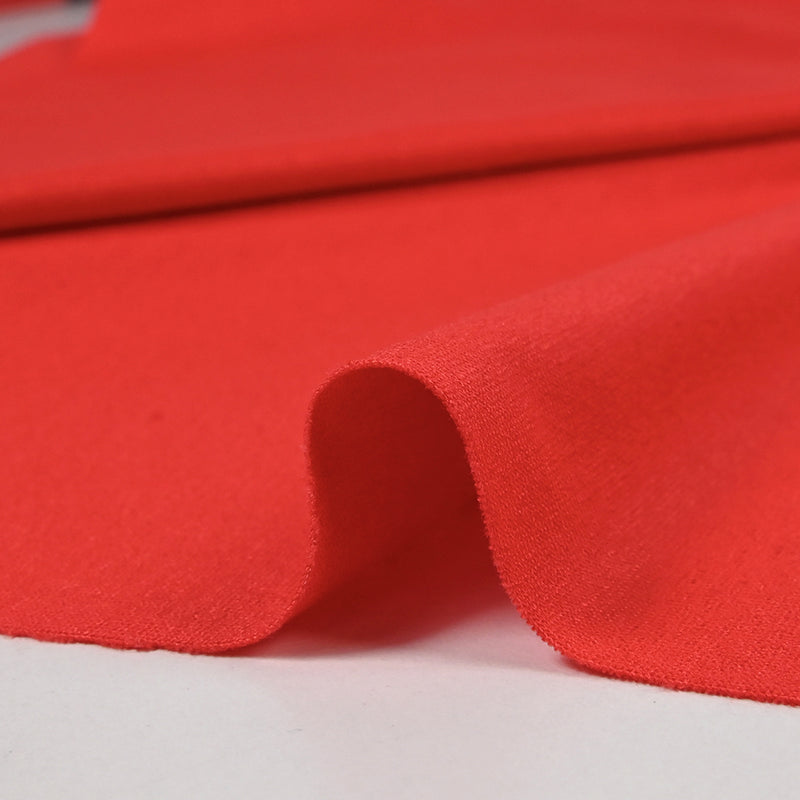 Red viscose jersey