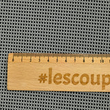 Jacquard de polyester rond fond noir