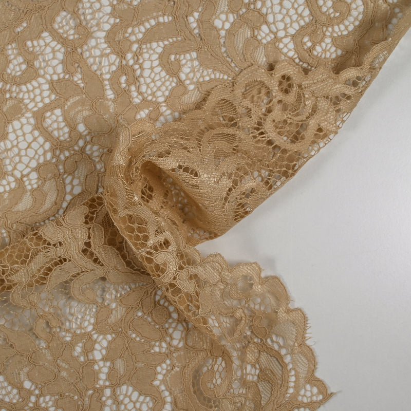 Encaje festonado Judith beige