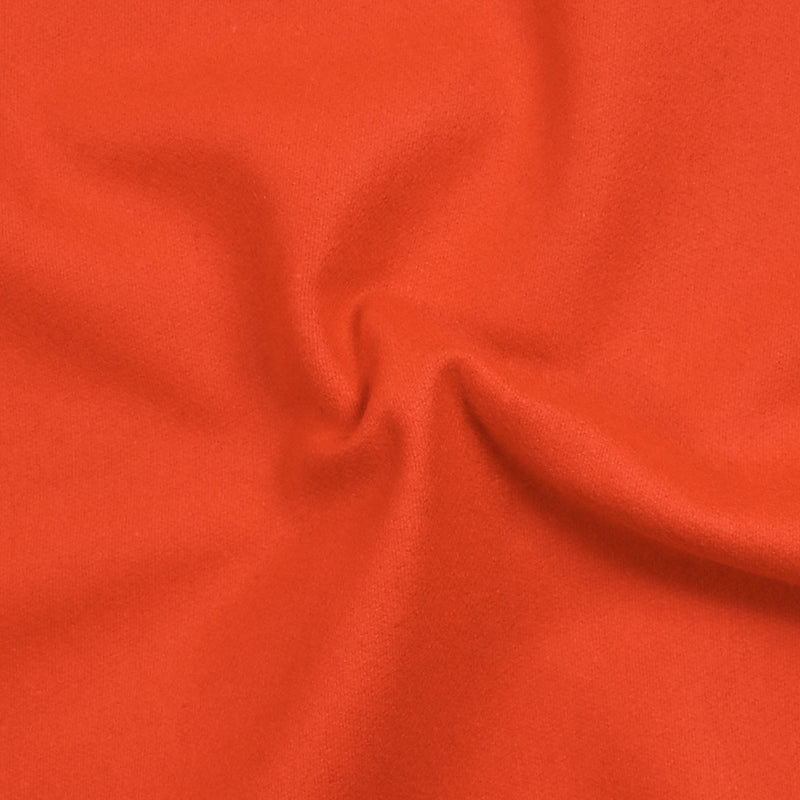 Orange woolen felt