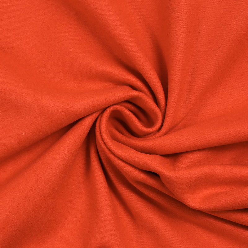 Orange woolen felt