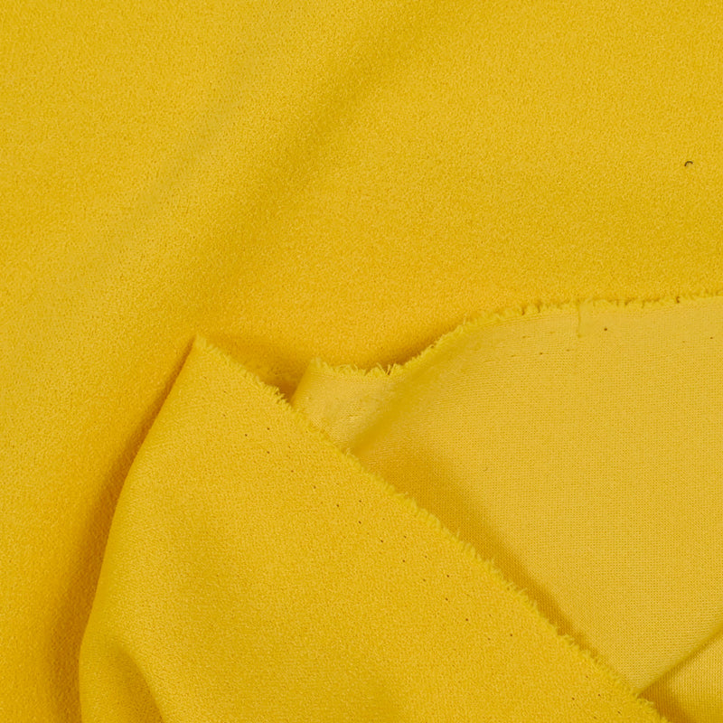 Crêpe jersey de polyester jaune