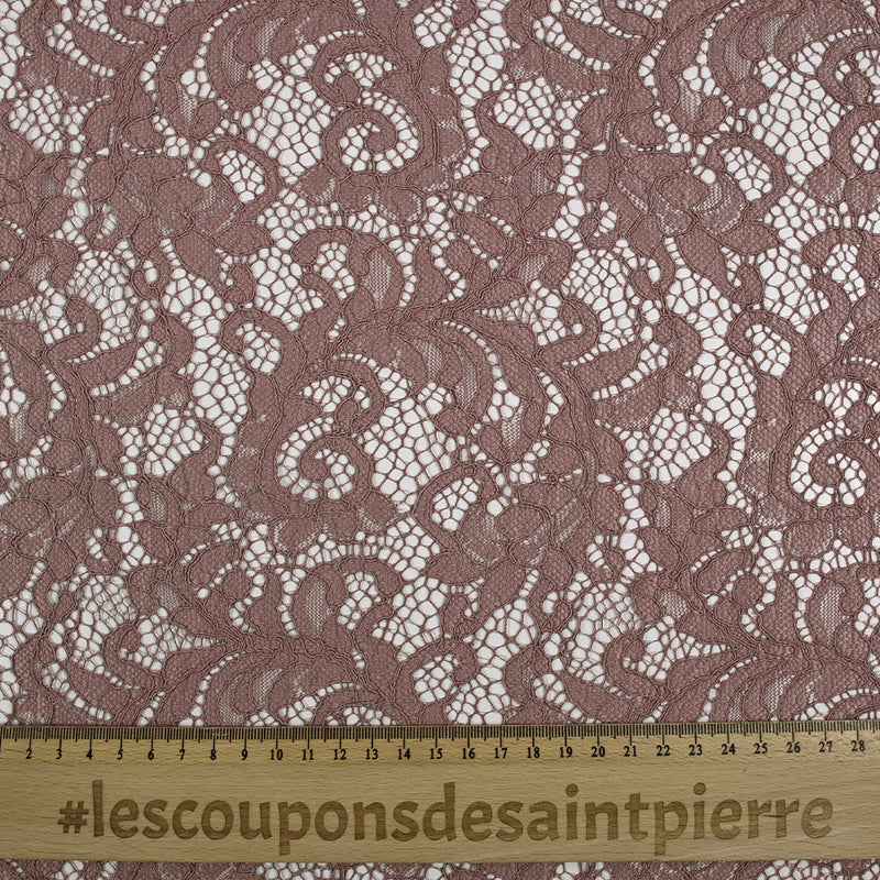 Encaje festonado Judith Old Rose
