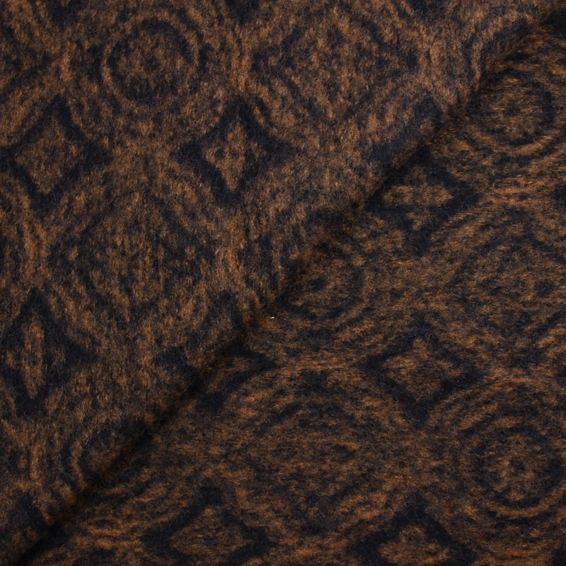 100% boiled wool brown and midnight blue moldings