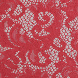 Dentelle festonnée Judith rose corail