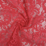 Dentelle festonnée Judith rose corail