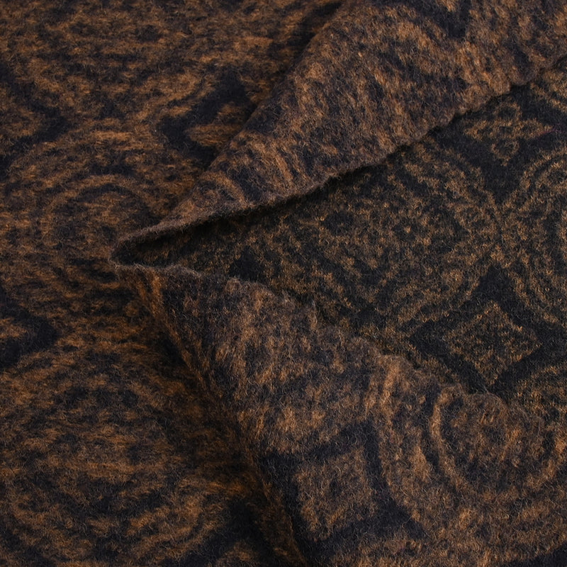 100% boiled wool brown and midnight blue moldings