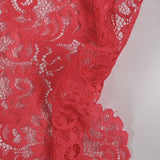 Dentelle festonnée Judith rose corail