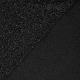 Lainage bouclette envers polaire noir