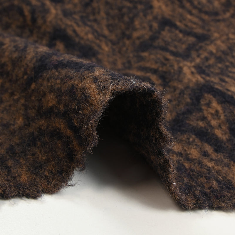 100% boiled wool brown and midnight blue moldings