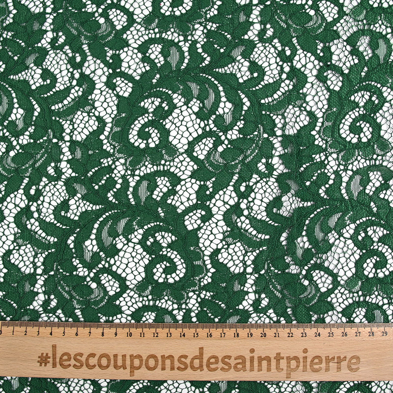 Festoed lace Judith Vert fir