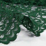 Festoed lace Judith Vert fir