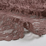 Encaje festonado Judith Old Rose