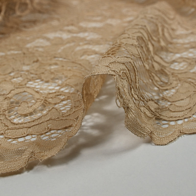 Encaje festonado Judith beige