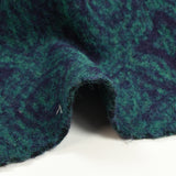 100% boiled wool indigo and turquoise moldings