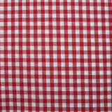 Coton Vichy 10mm rouge