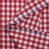 Coton Vichy 10mm rouge