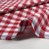 Coton Vichy 10mm rouge