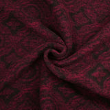 100% boiled wool black and wine moldings