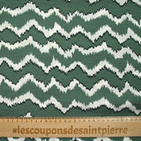 Fondo de jade de chevrons triturados viscose impresos