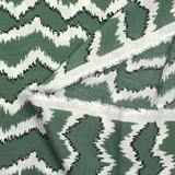 Fondo de jade de chevrons triturados viscose impresos