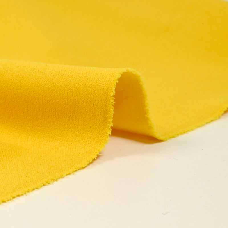 Crêpe jersey de polyester jaune