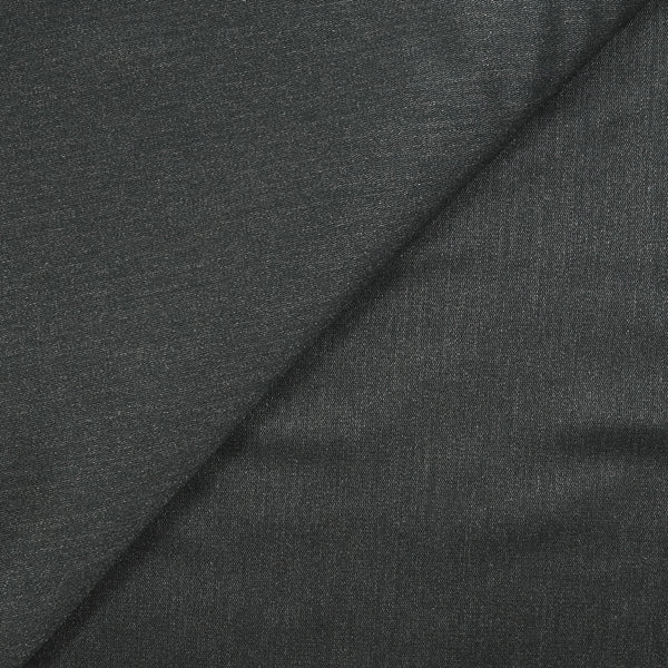 Crêpe polyester gris anthracite chiné