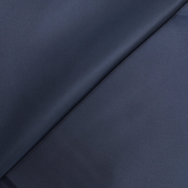 Satin duchesse polyester marine