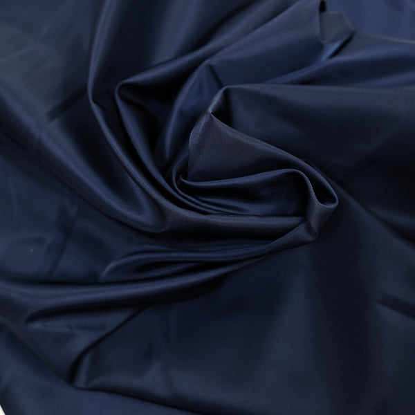 Satin duchess polyester marine