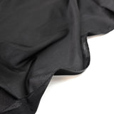 Black elastane silk ponted