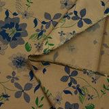 Printed polyviscose Sabrina Clear brown background