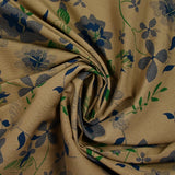Printed polyviscose Sabrina Clear brown background